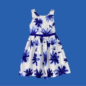 Wonder Nation Girls Watercolor Floral Sleeveless Petticoat Dress